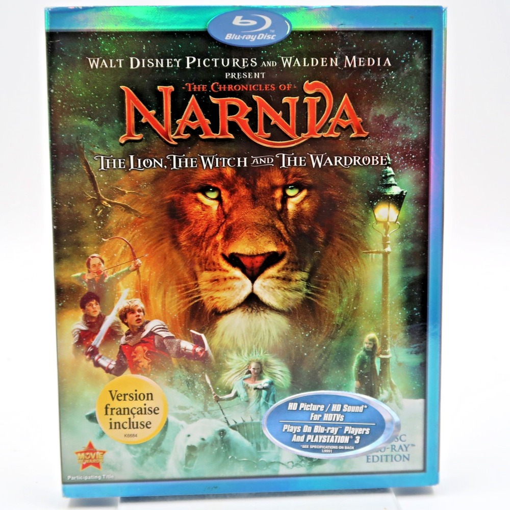 Chronicles of Narnia Lion Witch Wardrobe Blu-ray Tilda Swinton Liam Neeson 2008